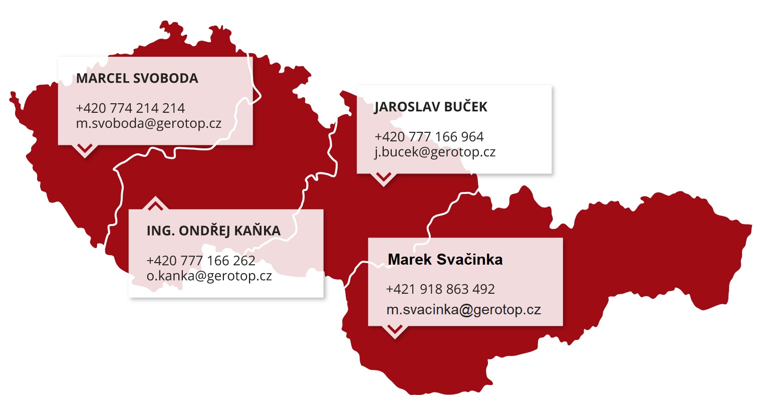 Obchodní zastoupení GEROtop Obchodní zastoupení GEROtop