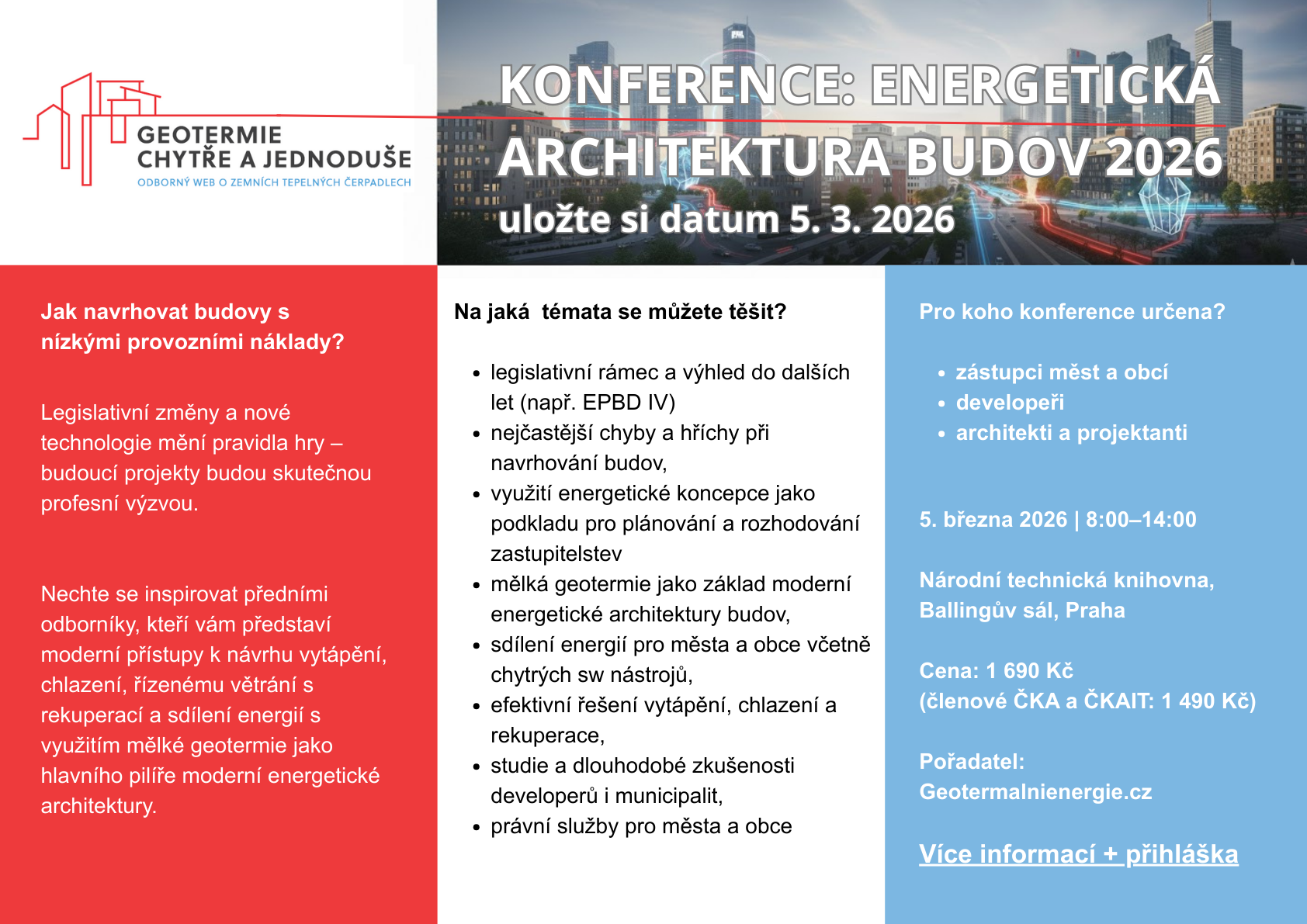 Konference Energetická architektura budov 2026